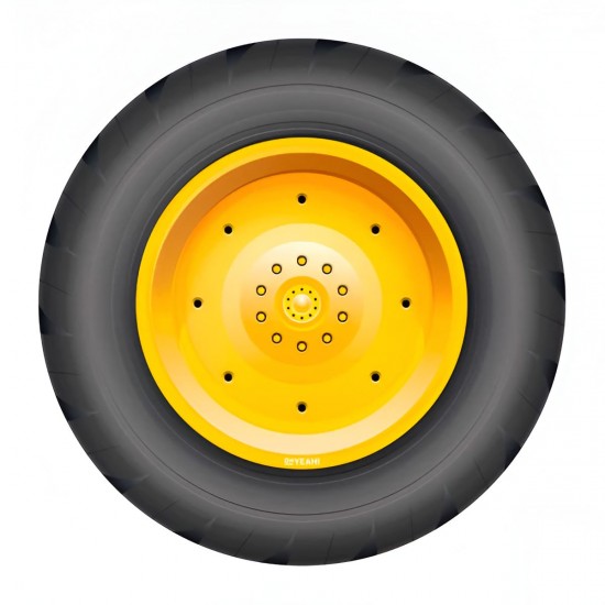 Πιάτα πάρτυ - Ρόδα Τρακτέρ (30 cm - 4 τεμ)