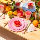 Χάρτινα Πιάτα - Ροζ  Μαργαρίτα (8 Τεμ)