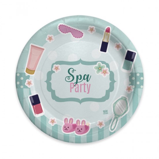 Χάρτινα Πιάτα -  Spa Party (6 τεμ)
