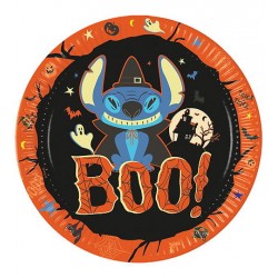 Χάρτινα Πιάτα - Stitch Halloween (8 τεμ) Χάρτινα Πιάτα - Stitch Halloween (8 τεμ)