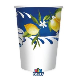 Χάρτινα Ποτήρια-  Amalfi Λεμόνι (6 τεμ)