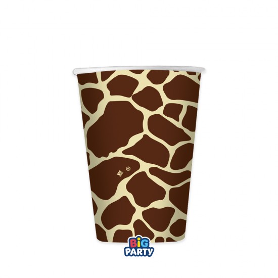 Χάρτινα Ποτήρια- Animal Print (6 τεμ)