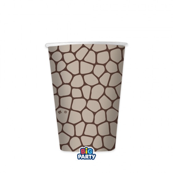 Χάρτινα Ποτήρια- Animal Print (6 τεμ)