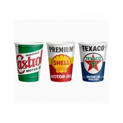 Χάρτινα Ποτήρια - Racing Motor Oil (6 Τεμ)