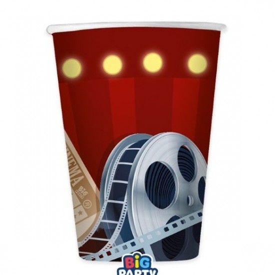 Χάρτινα Ποτήρια - Σινεμά (6 τεμ)