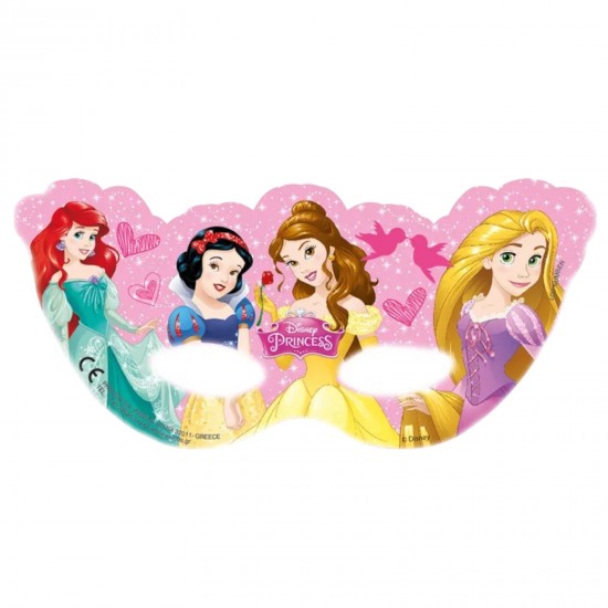 Χάρτινες Μάσκες Princess (6 τεμ)