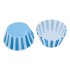 Φόρμες Για Cupcake- Γαλάζιο (48 τεμ)