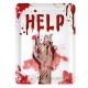 Χάρτινοι Δίσκοι - Ματωμένο χέρι ''HELP'' (2 τεμ)