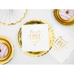 Χαρτοπετσέτες "All you need is love" (20 τεμ) Χαρτοπετσέτες "All you need is love" (20 τεμ)