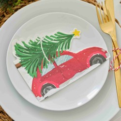 Χαρτοπετσέτες Christmas Car (16 τεμ) Χαρτοπετσέτες Christmas Car (16 τεμ)