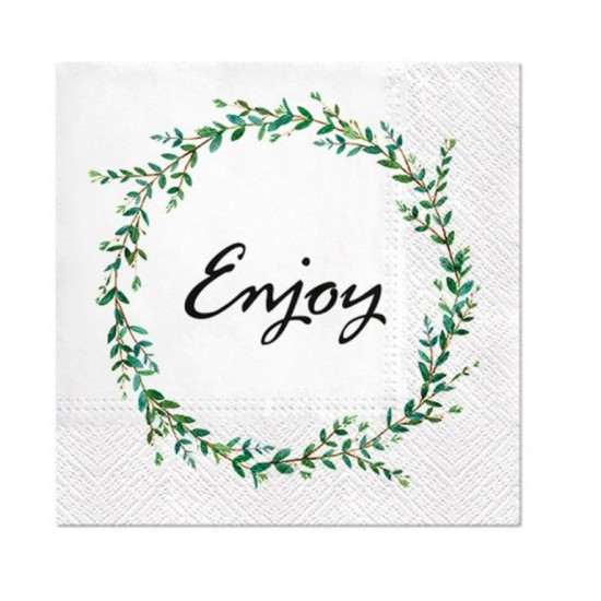 Χαρτοπετσέτες Enjoy Στεφάνι (20 τεμ)