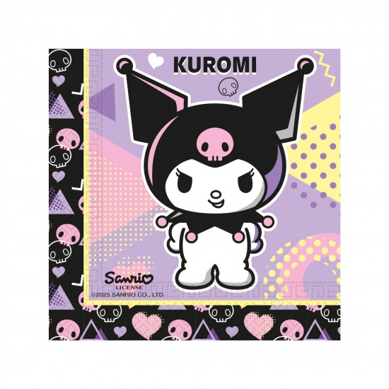 Χαρτοπετσέτες - Kuromi (20 τεμ)