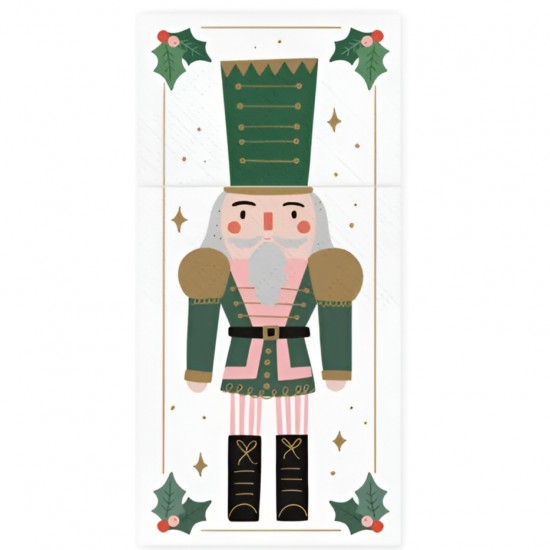 Χαρτοπετσέτες με θήκη - Καρυοθραύστης (6 τεμ)