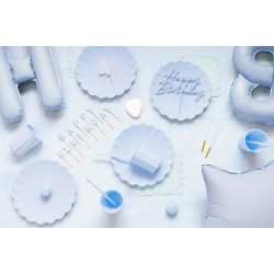 Χαρτοπετσέτες με Βολάν Misty Μπλε (12 τεμ) Χαρτοπετσέτες με Βολάν Misty Μπλε (12 τεμ)