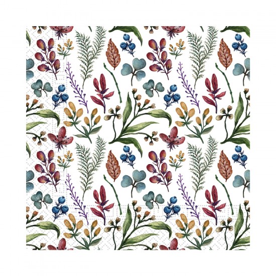 Χαρτοπετσέτες με Βότανα και Φύλλα (20 τεμ)