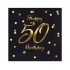 Χαρτοπετσέτες πάρτυ 50th Birthday (20 τεμ)