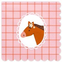 Χαρτοπετσέτες πάρτυ Άλογο Vintage (12 τεμ) Χαρτοπετσέτες πάρτυ Άλογο Vintage (12 τεμ)