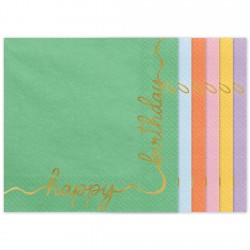 Χαρτοπετσέτες πάρτυ Elegant Pastel (12 τεμ) Χαρτοπετσέτες πάρτυ Elegant Pastel (12 τεμ)