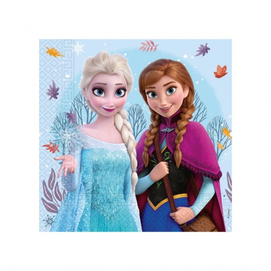 Χαρτοπετσέτες πάρτυ Frozen - Idyllic Wonder (20 τεμ)