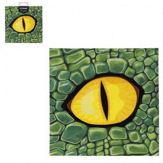 Χαρτοπετσέτες Πάρτυ Μάτι Δεινοσαύρου (30 τεμ)