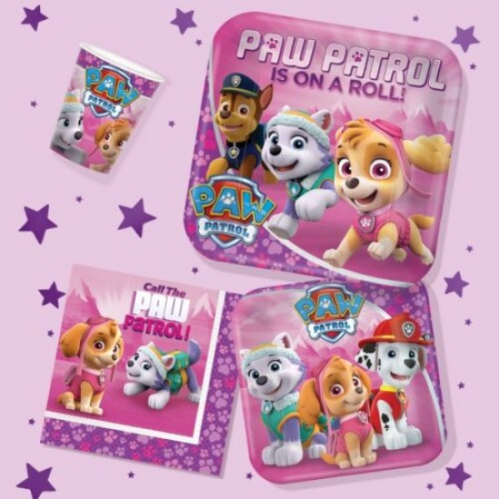 Χαρτοπετσέτες Paw Patrol κορίτσι (20 τεμ)