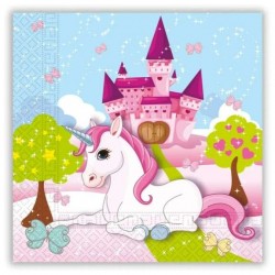 Χαρτοπετσέτες φαγητού Μονόκερος & Κάστρο (20 τεμ) Χαρτοπετσέτες φαγητού Μονόκερος & Κάστρο (20 τεμ)