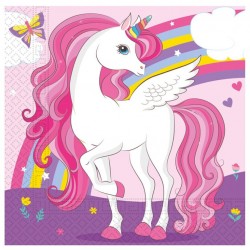 Χαρτοπετσέτες φαγητού Μονόκερος Rainbow (20 τεμ) Χαρτοπετσέτες φαγητού Μονόκερος Rainbow (20 τεμ)