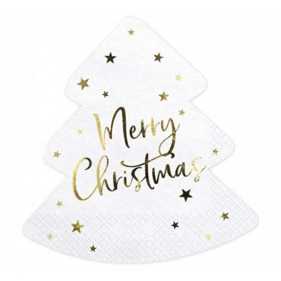 Χαρτοπετσέτες σχηματικές Χριστουγεννιάτικο Δέντρο (20 τεμ)