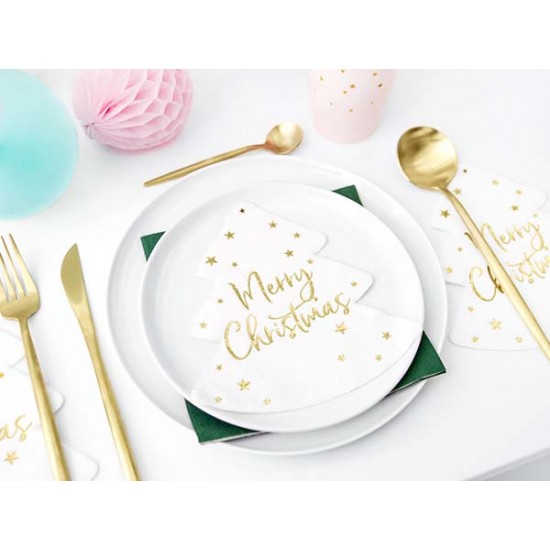 Χαρτοπετσέτες σχηματικές Χριστουγεννιάτικο Δέντρο (20 τεμ)