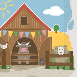 Χαρτοπετσέτες Ζωάκια της Φάρμας (16 τεμ) Χαρτοπετσέτες Ζωάκια της Φάρμας (16 τεμ)