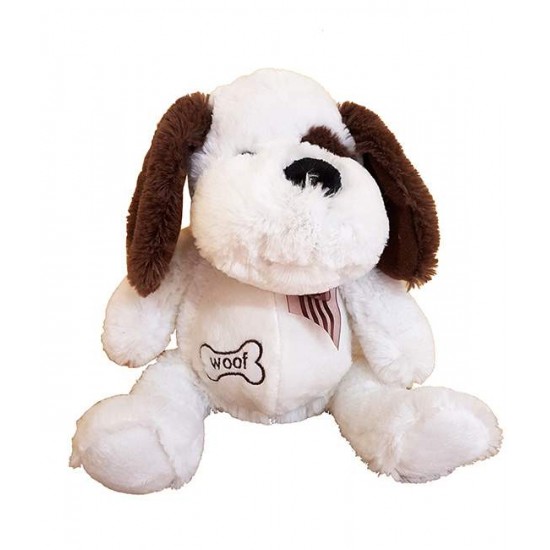 Χνουδωτό άσπρο Σκυλάκι Woof