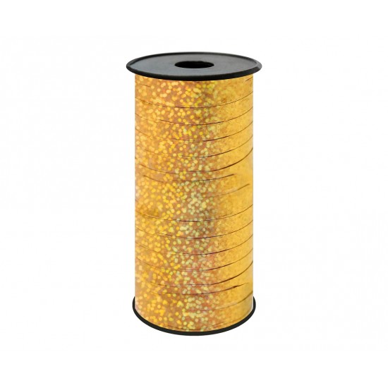 Χρυσή Holographic κορδέλα 92m
