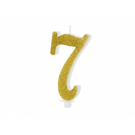 Χρυσό κεράκι αριθμός 7