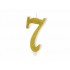Χρυσό κεράκι αριθμός 7