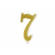 Χρυσό κεράκι αριθμός 7