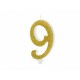 Χρυσό κεράκι αριθμός 9