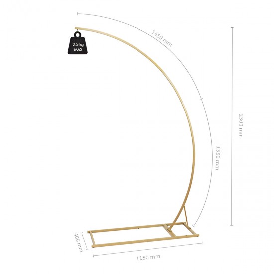 Χρυσό Μεταλλικό Σταντ για Πολυέλαιο 230cm Χρυσό Μεταλλικό Σταντ για Πολυέλαιο 230cm