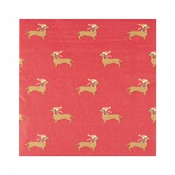 Χριστουγεννιάτικες Χαρτοπετσέτες με Σκυλάκι Λουκάνικο (16 τεμ) Χριστουγεννιάτικες Χαρτοπετσέτες με Σκυλάκι Λουκάνικο (16 τεμ)