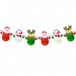 Χριστουγεννιάτικη γιρλάντα με κυψέλες Χριστουγεννιάτικη γιρλάντα με κυψέλες