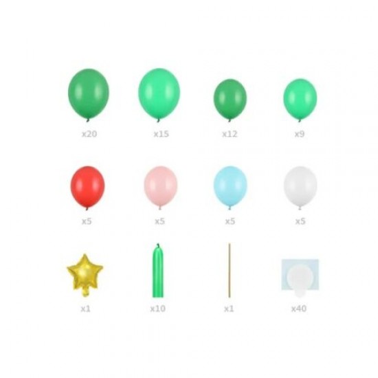 Χριστουγεννιάτικο Δέντρο από μπαλόνια Χριστουγεννιάτικο Δέντρο από μπαλόνια