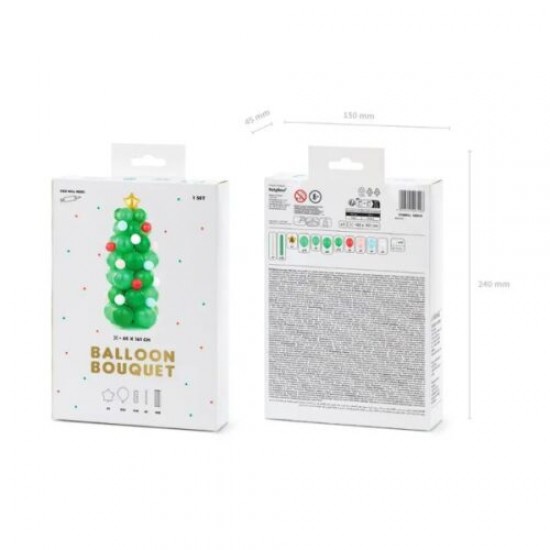Χριστουγεννιάτικο Δέντρο από μπαλόνια Χριστουγεννιάτικο Δέντρο από μπαλόνια