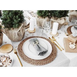 Δαχτυλίδια χαρτοπετσέτας Ταρανδάκι (6 τεμ)