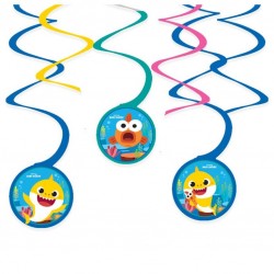 Διακοσμητικά Οροφής Baby Shark (6 τεμ)