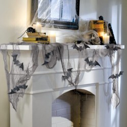 Διακοσμητική Γάζα Halloween με Νυχτερίδες 457cm Διακοσμητική Γάζα Halloween με Νυχτερίδες 457cm