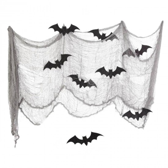 Διακοσμητική Γάζα Halloween με Νυχτερίδες 457cm Διακοσμητική Γάζα Halloween με Νυχτερίδες 457cm