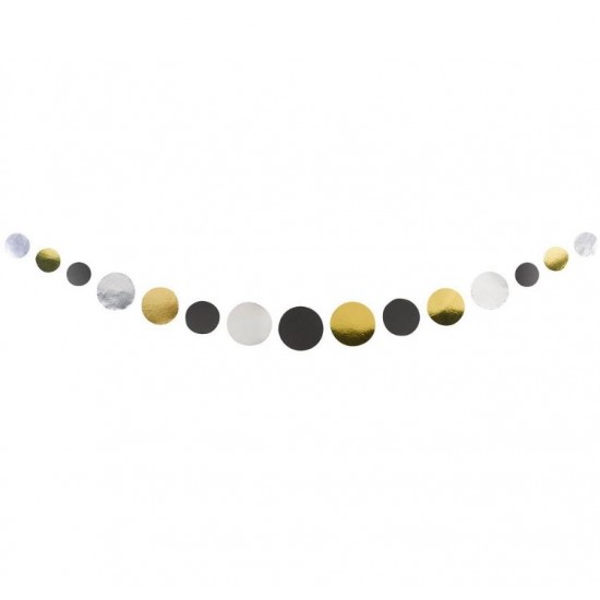 Διακοσμητική Γιρλάντα Golden Wishes 170cm