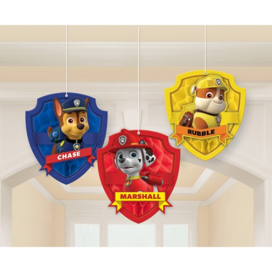 Διακοσμητική Κυψέλη Paw Patrol (3 τεμ)