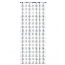 Διακοσμητική Κουρτίνα με ασημί Αστέρια