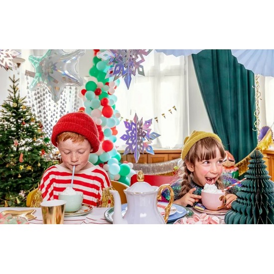 Διακοσμητική Κουρτίνα με ασημί Χριστουγεννιάτικα Δέντρα Διακοσμητική Κουρτίνα με ασημί Χριστουγεννιάτικα Δέντρα