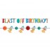Διακοσμητικό Μπάνερ Διάστημα "Blast- off Birthday"